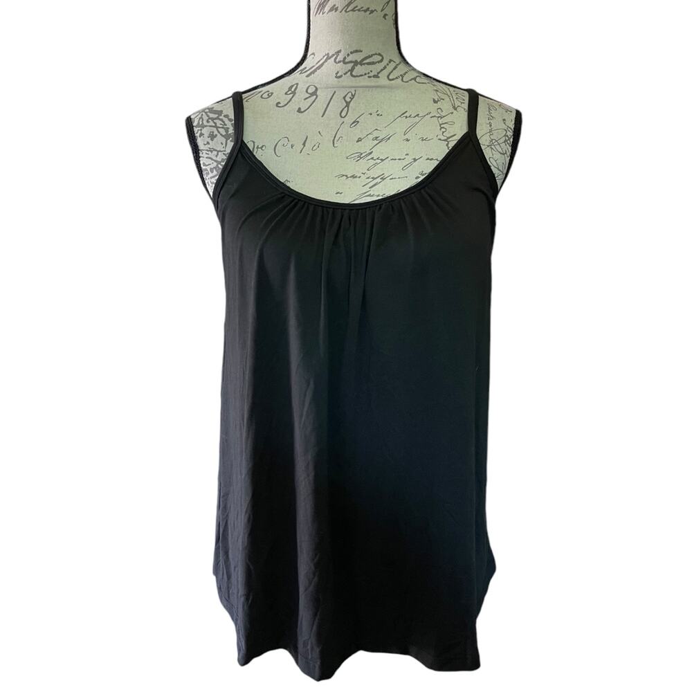 32 Degrees Cool Black Flowy Bra Cami Size Small NWOT